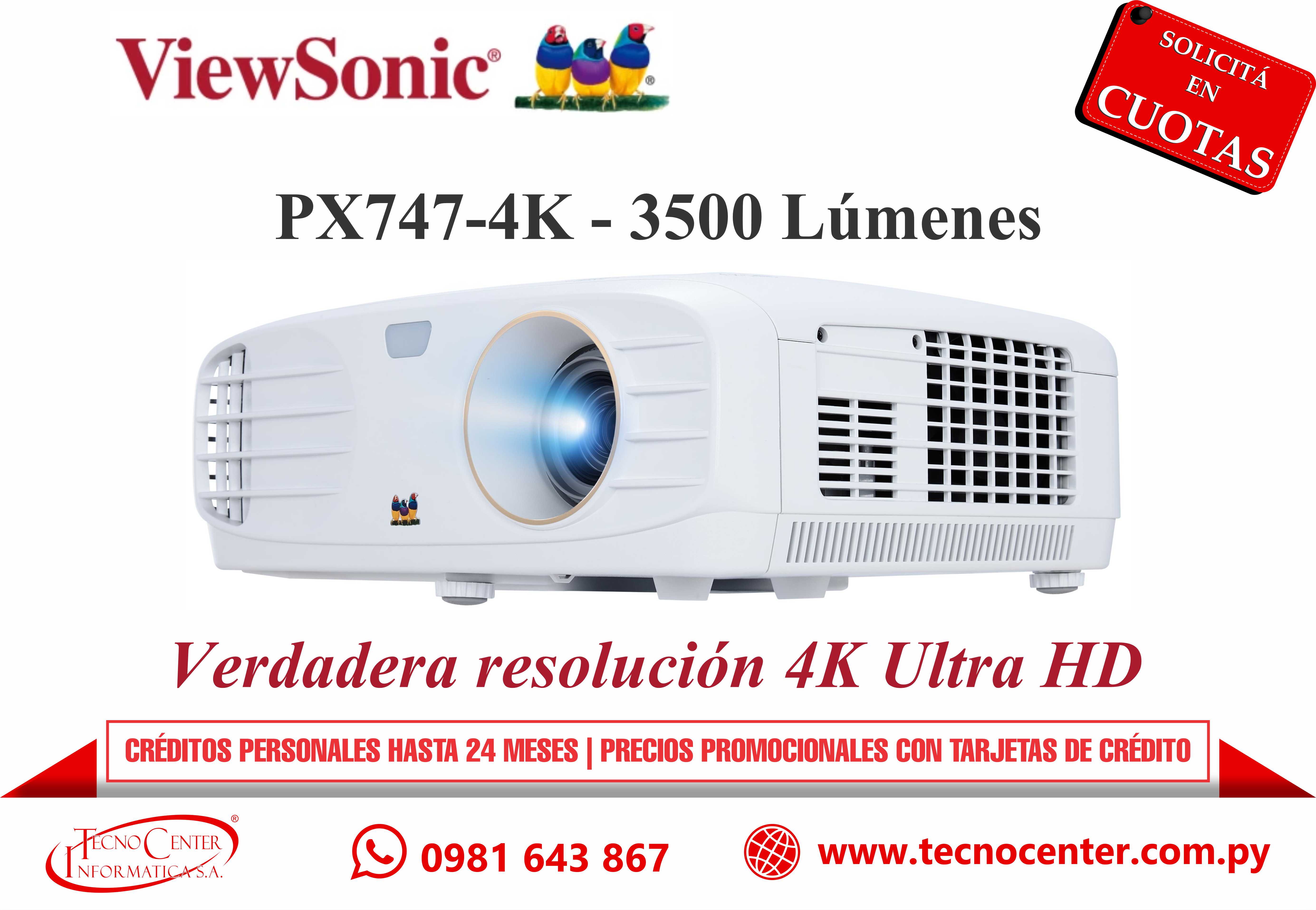 Proyector ViewSonic PX747-4K 3500 Lumenes